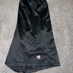 Black basketball shorts